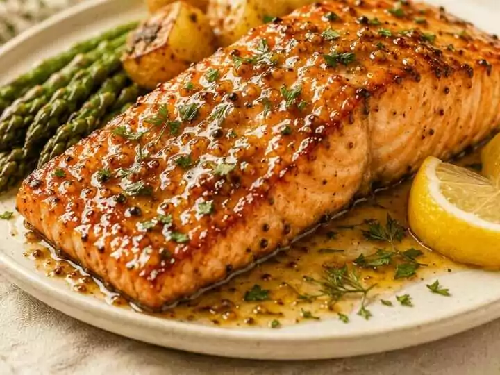 Leckeres Honig-Senf-Lachsfilet in nur 20 Minuten – So einfach und schnell!