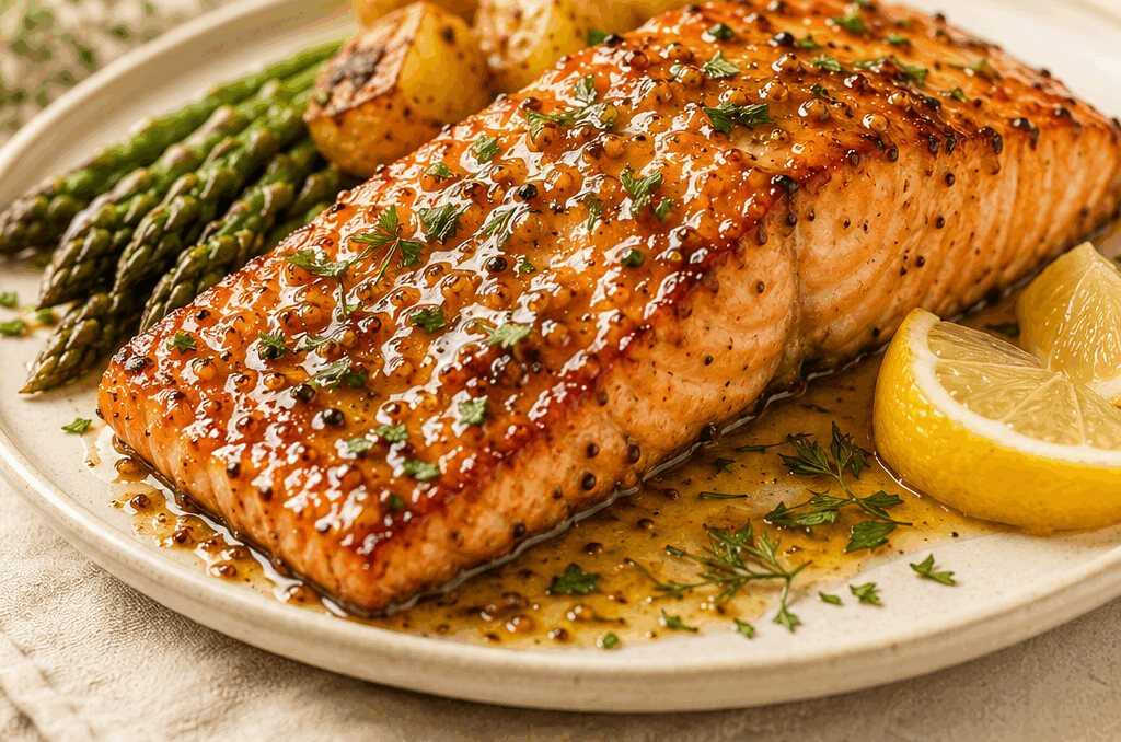 Leckeres Honig-Senf-Lachsfilet in nur 20 Minuten – So einfach und schnell!