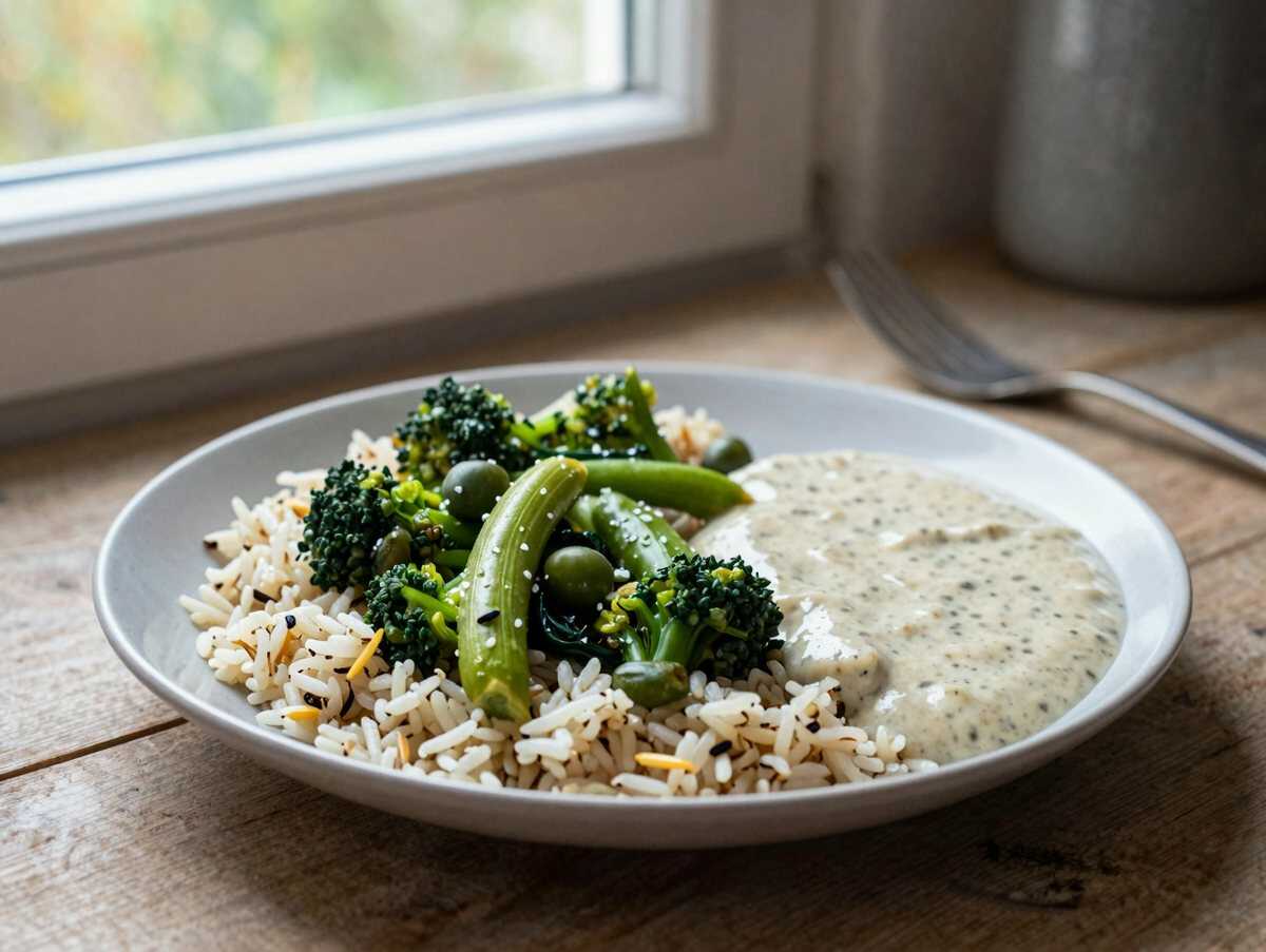 Leckeres Kichererbsen-Buddha-Bowl: In nur 10 Minuten fertig! – während der Zubereitung