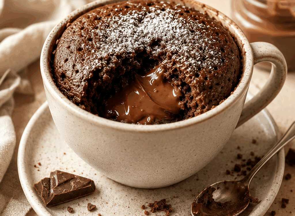 Leckeres Nutella-Tassenkuchen-Rezept, das du ausprobieren musst!