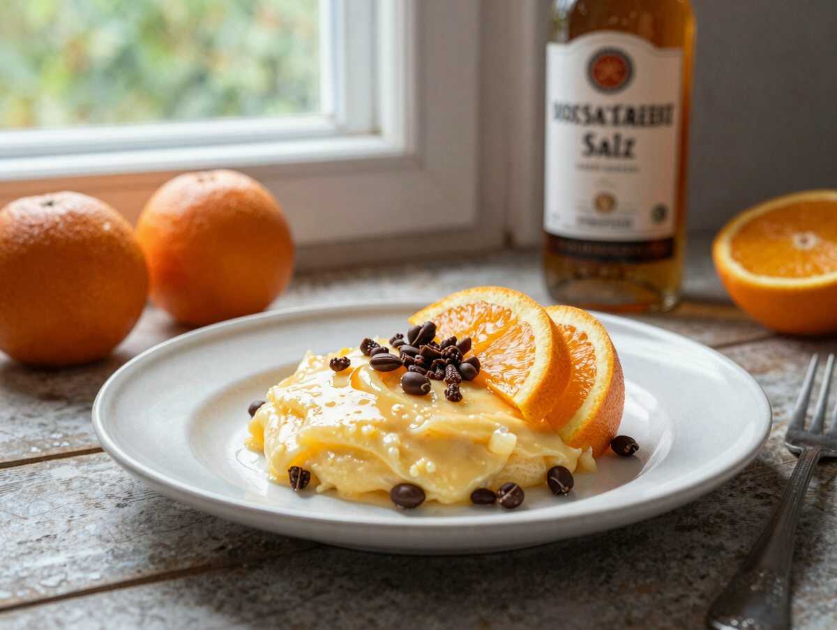 Leckeres Orangencreme-Dessert: Einfaches Rezept zum Nachmachen! – während der Zubereitung