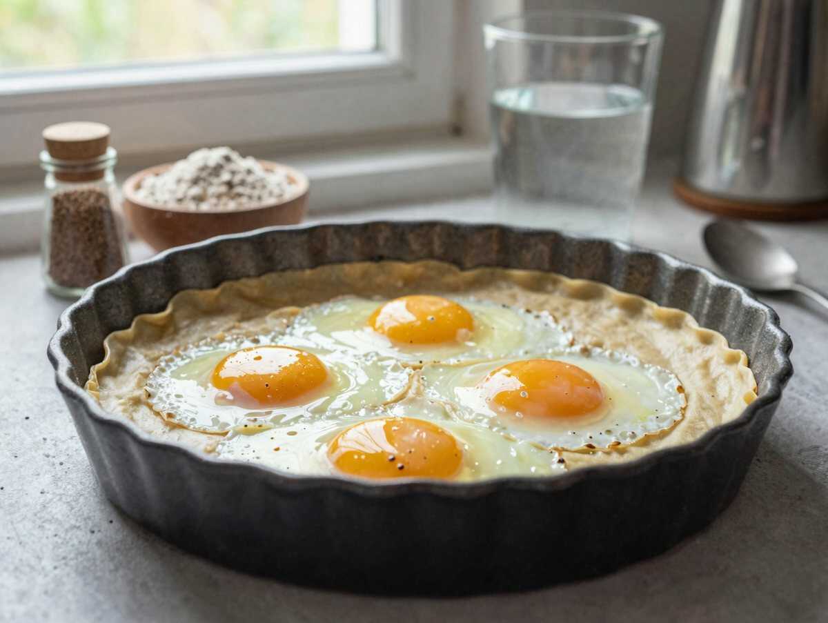 Leckeres Rezept: Entdecke die unwiderstehliche Erdbeer-Joghurt-Torte! – während der Zubereitung