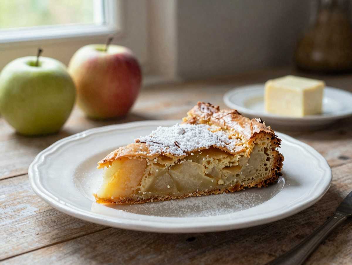 Leckeres Rezept für Apfelkuchen mit Dinkelmehl, das Sie ausprobieren müssen! – während der Zubereitung