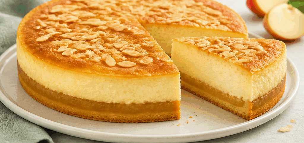 Apfelmus-Quark-Kuchen