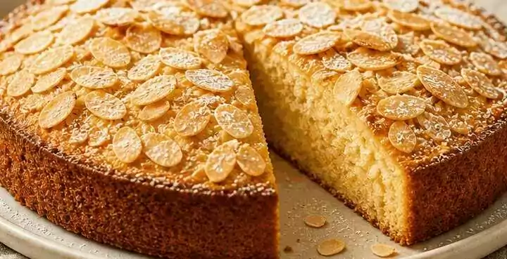 Leckeres Rezept für blitzschnellen Butter-Mandel-Kuchen
