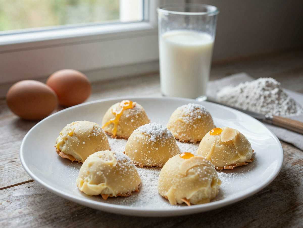 Leckeres Rezept für einen blitzschnellen Kirschkuchen! – während der Zubereitung
