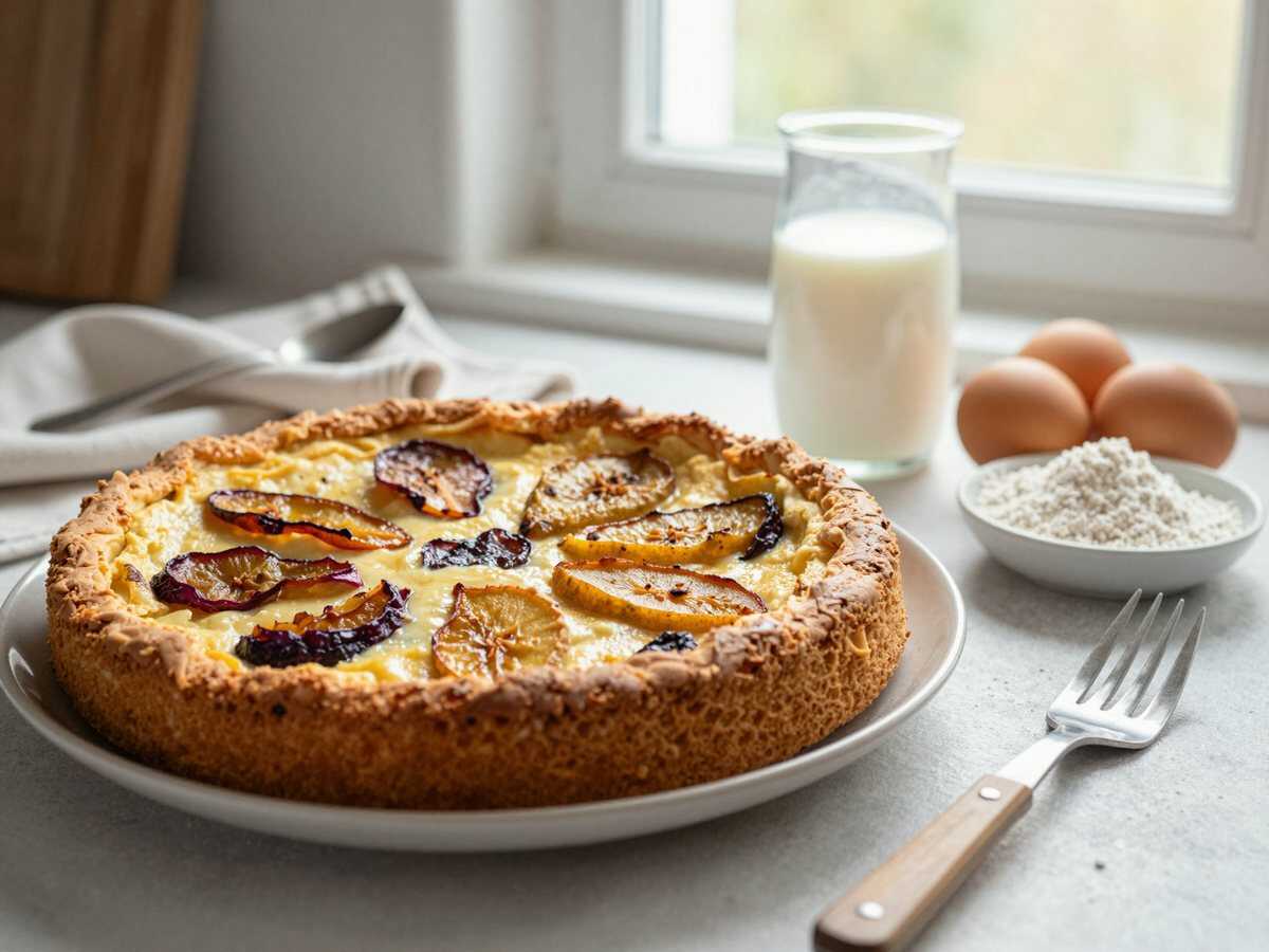 Leckeres Rezept für einfachen Pflaumen-Streuselkuchen, das du probieren musst! – während der Zubereitung
