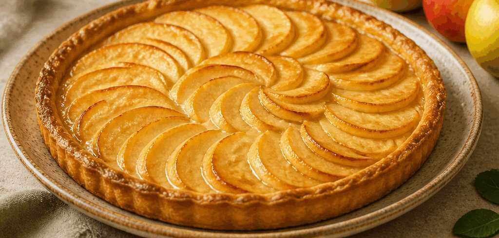 Französische Apfeltarte