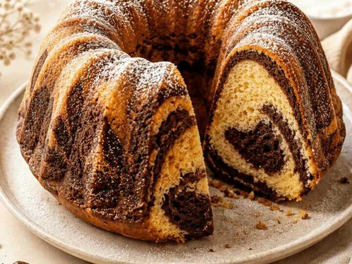 Leckeres Rezept für saftigen Marmor-Gugelhupf, das Sie ausprobieren müssen!