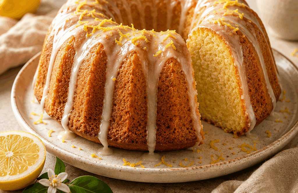 Leckeres Rezept für saftigen Zitronengugelhupf, das du unbedingt probieren musst!