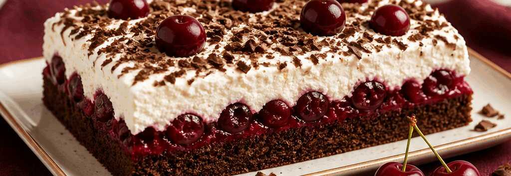 Schwarzwälder Kirschkuchen vom Blech ausprobiert