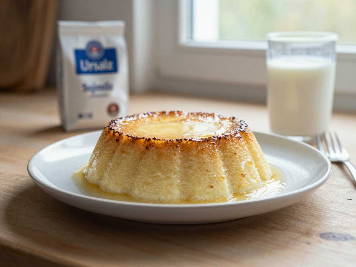 Leckeres Rezept für selbstgemachten Vanillepudding – während der Zubereitung