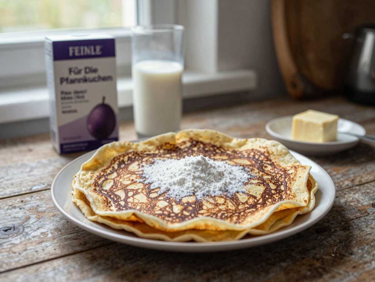 Leckeres Rezept für Vanille-Pfannkuchen, das du unbedingt ausprobieren musst! – während der Zubereitung