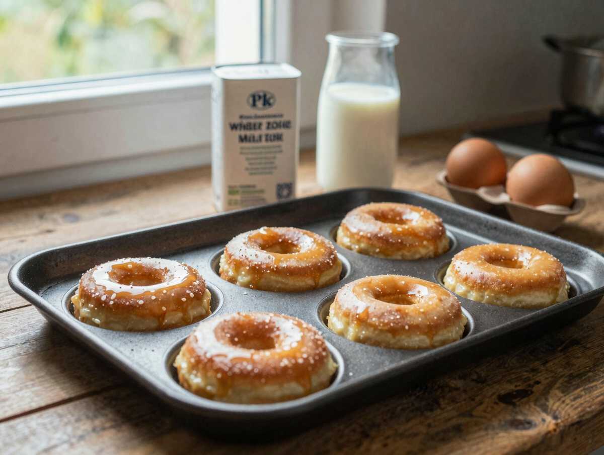 Leckeres Rezept für Zimt-Donuts, das du probieren musst! – während der Zubereitung
