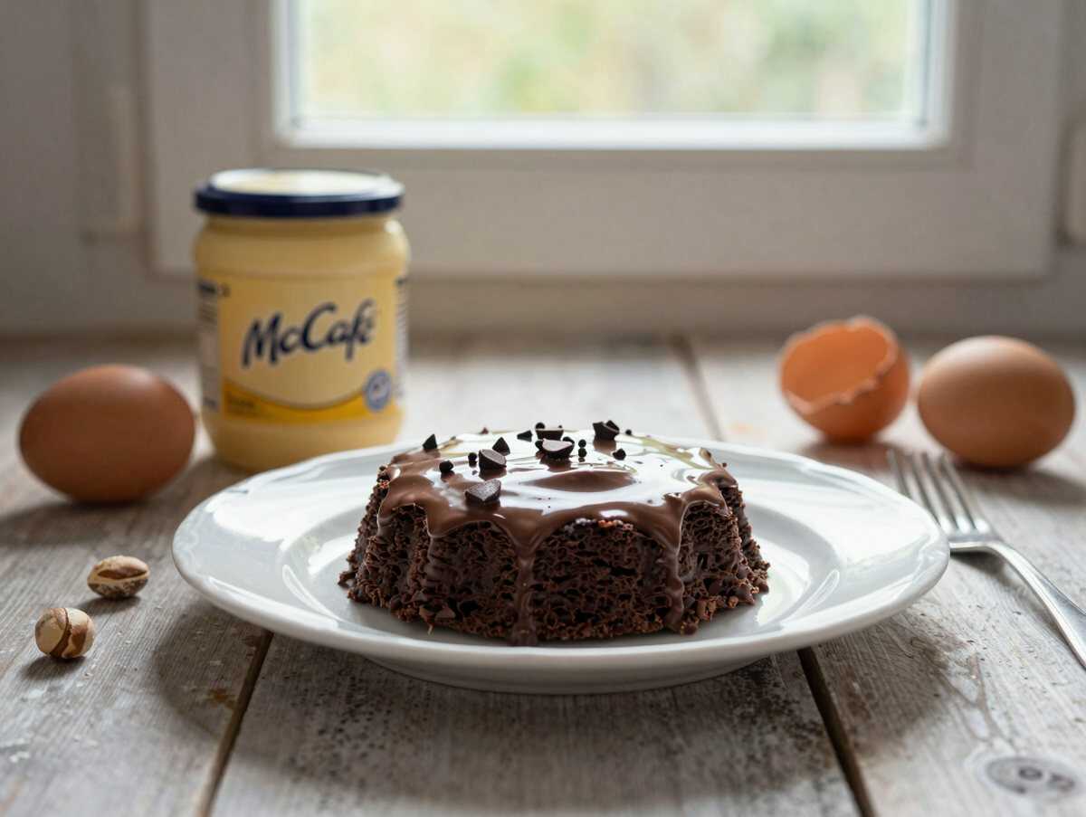 Leckeres Schokokuchen-Rezept à la McCafé – So einfach geht’s! – während der Zubereitung