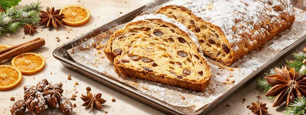 Leckeres Stollenkuchen-Rezept vom Blech mit Marzipan, das Sie unbedingt probieren sollten!