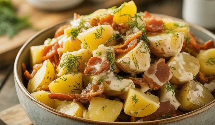 Leichter sommerlicher Kartoffelsalat – Erfrischung für heiße Tage!