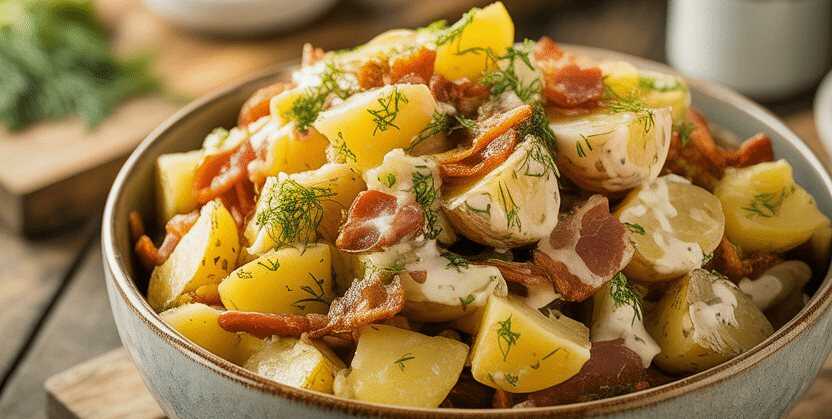 Leichter sommerlicher Kartoffelsalat – Erfrischung für heiße Tage!