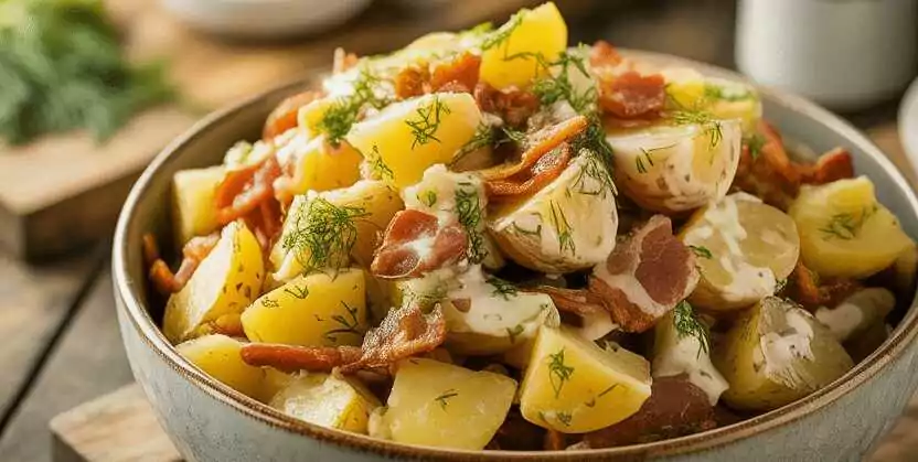 Leichter sommerlicher Kartoffelsalat – Erfrischung für heiße Tage!