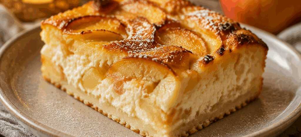 Leichtes Genuss-Erlebnis: Fettarmer Apfel-Quark-Auflauf, den Sie lieben werden! – so sieht es fertig aus