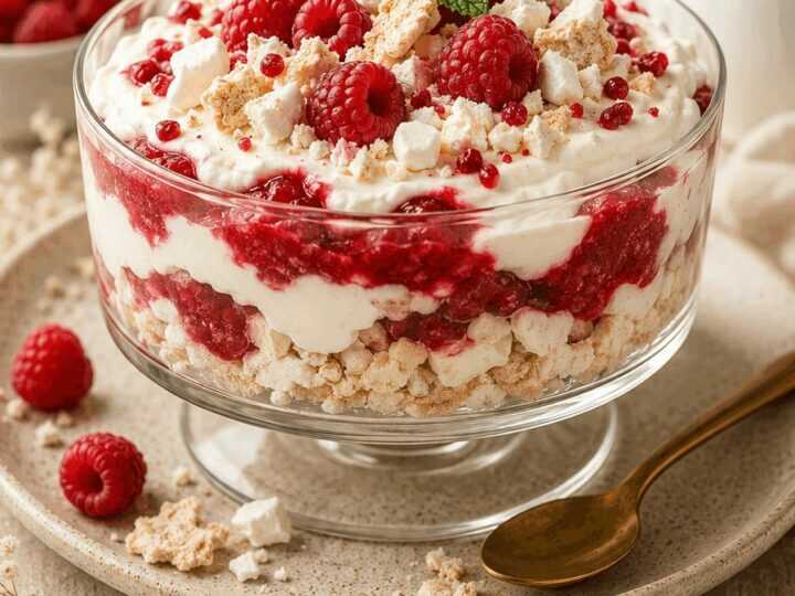 Leichtes und Verführerisches Himbeer-Dessert, das du probieren musst!