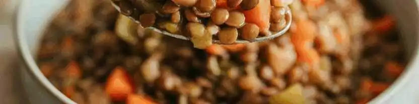 Linsensalat schwäbische Art – so sieht es fertig aus