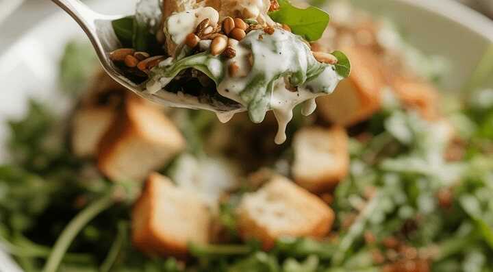 Löwenzahnsalat nach ländlicher Art