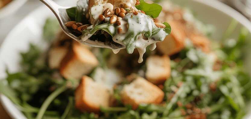 Löwenzahnsalat nach ländlicher Art