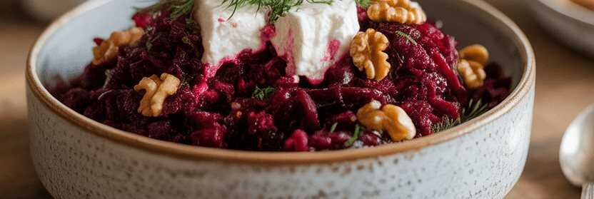 Low-Carb-Rote-Bete-Salat – Dein farbenfroher Vitamin-Kick! – so sieht es fertig aus
