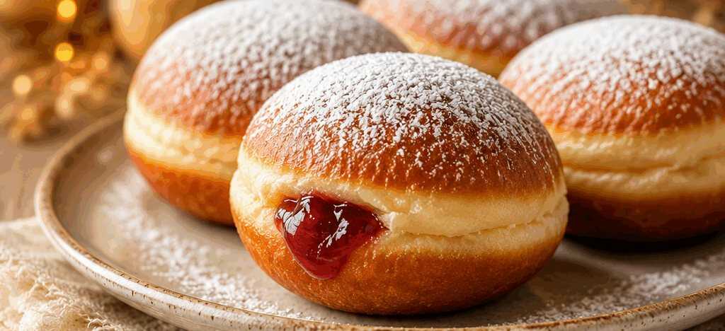 Luftige Köstlichkeiten: Entdecke die Geheimnisse der perfekten Krapfen! – so sieht es fertig aus