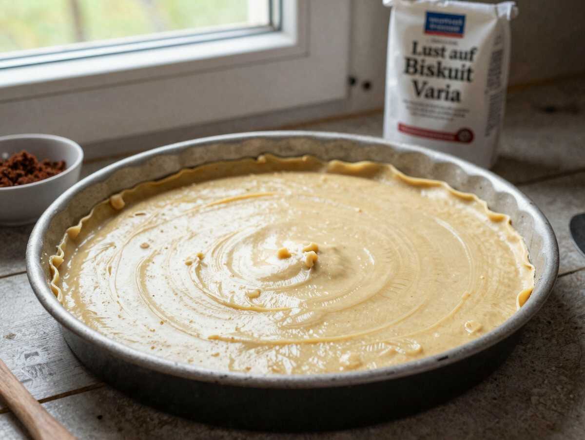 Lust auf Biskuitteig? Entdecke unser Rezept für helle und dunkle Varianten! – während der Zubereitung