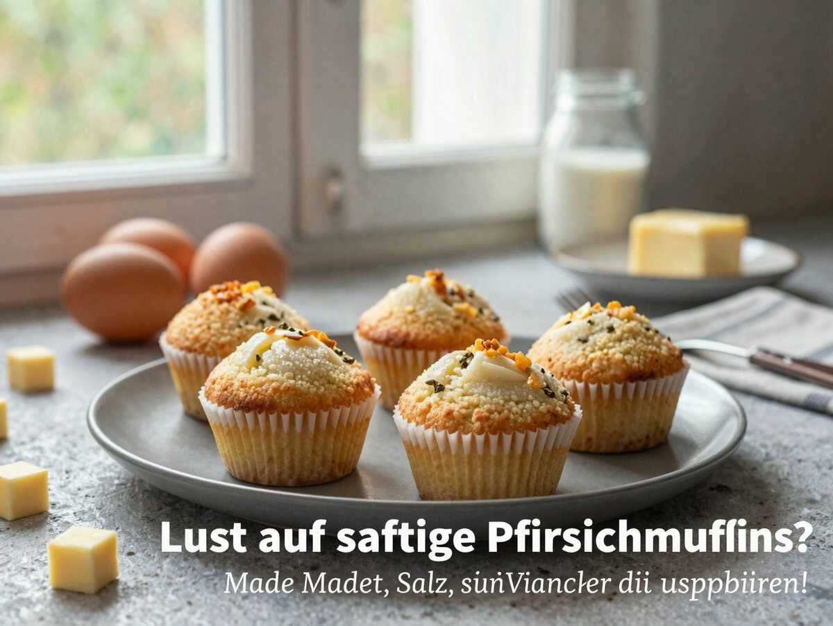 Lust auf saftige Pfirsichmuffins? Das Rezept musst du ausprobieren! – während der Zubereitung