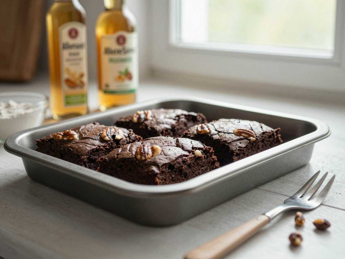 Lust auf unwiderstehliche vegane Brownies? Hier ist das Rezept! – während der Zubereitung