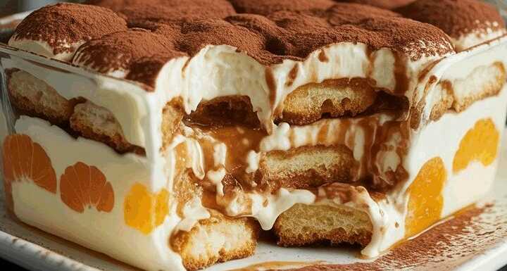 Mache ich 2x die Woche, Mandarinen Tiramisu in 5 Minuten zubereitet