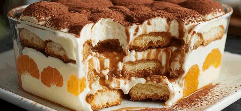 Mache ich 2x die Woche, Mandarinen Tiramisu in 5 Minuten zubereitet