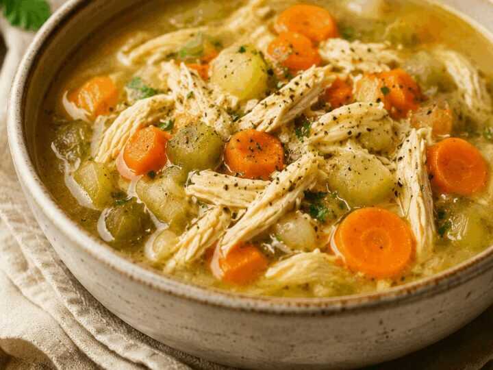 Magie des Suppen im Crockpot: Herzhaftes Hühnerwohlgefühl in einer Schüssel