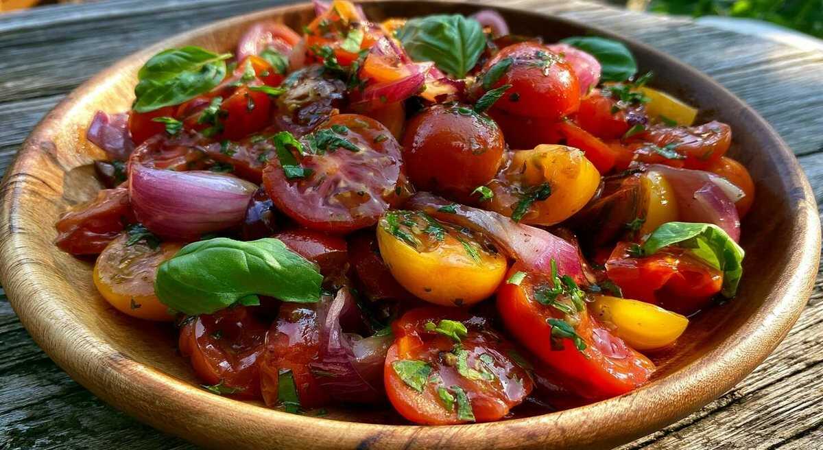 Magischer Tomatensalat – Eine Geschmacksexplosion für den Sommer