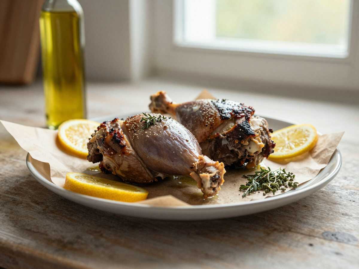 Magisches Ofengericht: Hähnchen und Kartoffeln mit Feta, Zitrone und Dill-Trick – während der Zubereitung