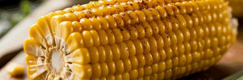 Maiskolben gewürzt aus der Heißluftfritteuse – so sieht es fertig aus
