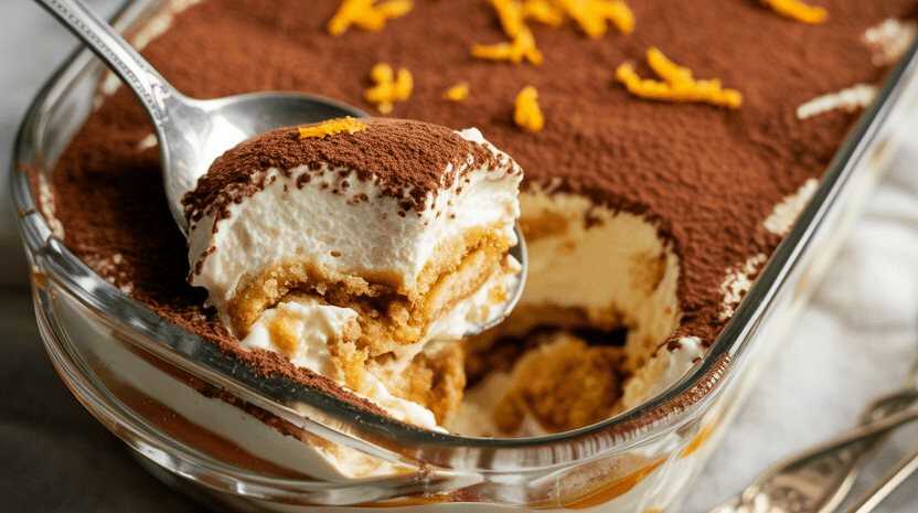 Mandarinen Tiramisu in 5 Minuten zubereitet mit 250g Pudding!