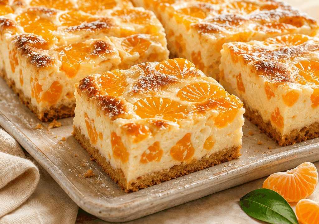 Mandarinen-Käsekuchen vom Blech