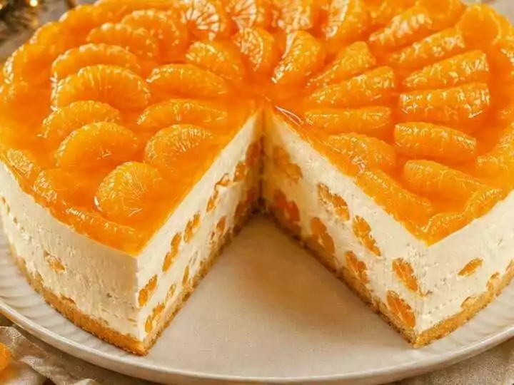 Mandarinen-Zauber: Nicht verpassen! Unser unwiderstehliches Rezept für die köstliche Philadelphia-Torte mit Löffelbiskuits