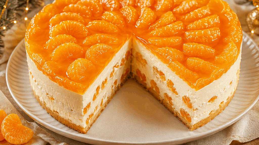 Mandarinen-Zauber: Nicht verpassen! Unser unwiderstehliches Rezept für die köstliche Philadelphia-Torte mit Löffelbiskuits