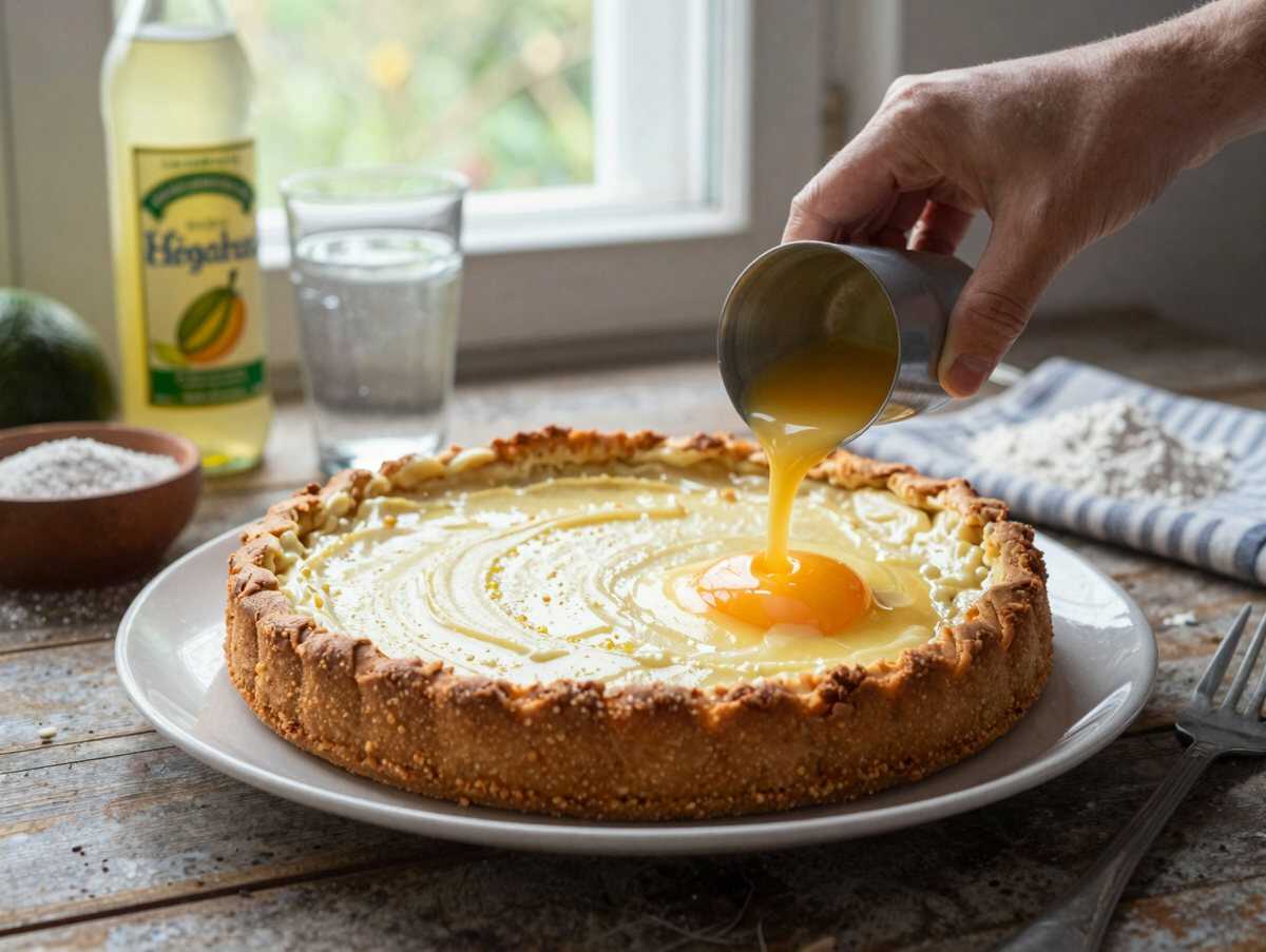 Maracuja-Joghurt-Torte: Das unwiderstehliche Rezept, das du probieren musst! – während der Zubereitung