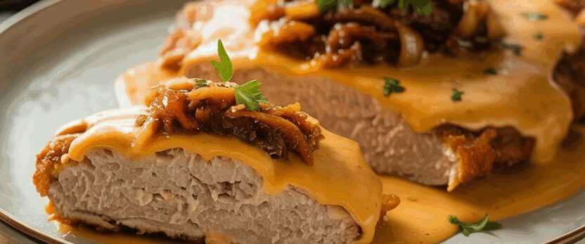 Megasaftig und lecker, Elsässer Schnitzel ein cremiger Traum