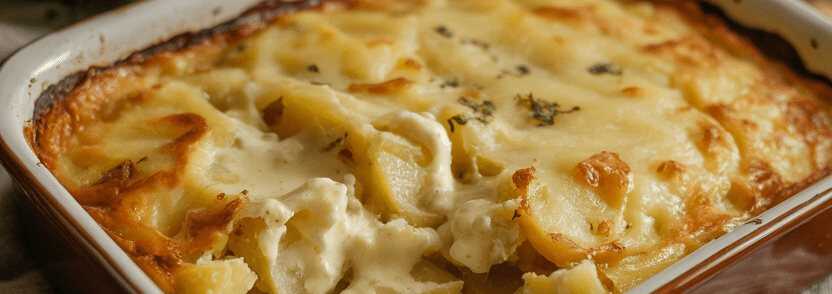 Meine Großmutter hat mir dieses Gericht beigebracht 2 Kartoffeln und Käse – so sieht es fertig aus