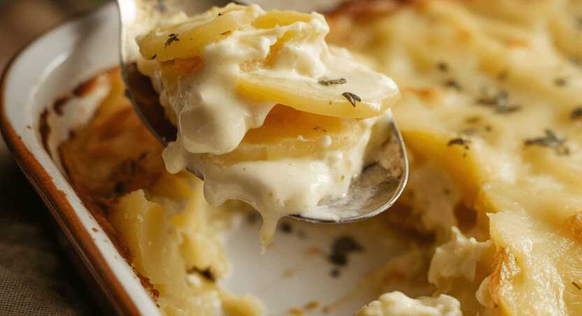 Meine Großmutter hat mir dieses Gericht beigebracht 2 Kartoffeln und Käse