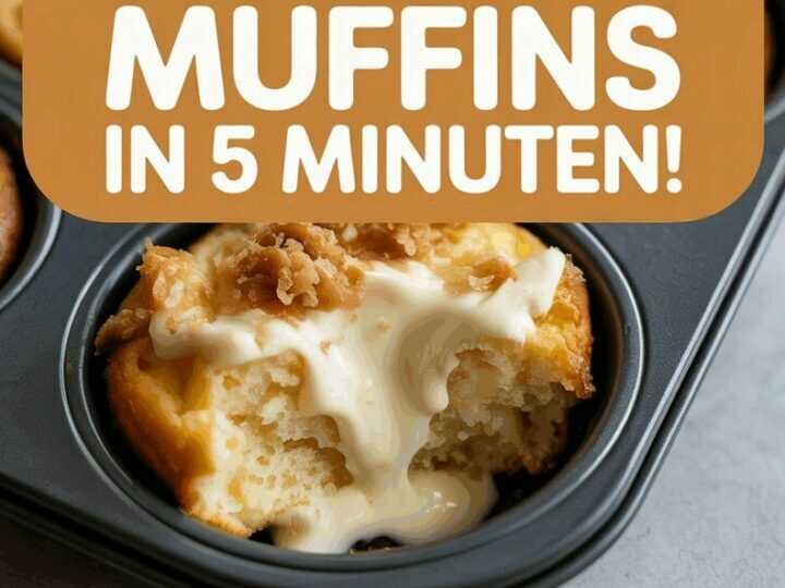 Mhmm Ich verühre 400 g Quark mit Vanillepudding, Muffins in 5 Minuten!