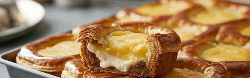 Mini Nusshörnchen mit 200 g Doppelrahmfrischkäse – so sieht es fertig aus