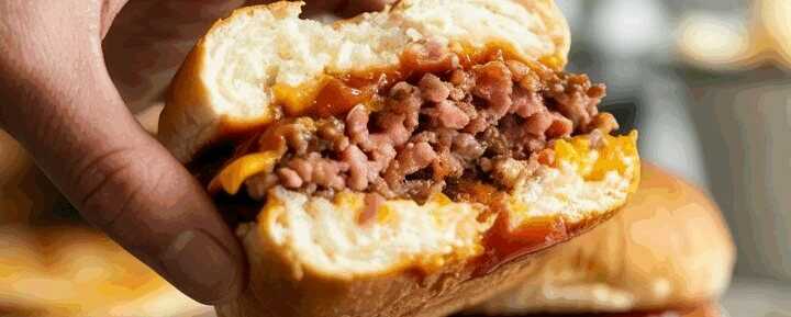 Mini-Burger aus Rinderhack im Airfryer